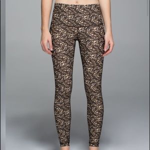 Lululemon Shine Tight Shimmy Shimmer Multi